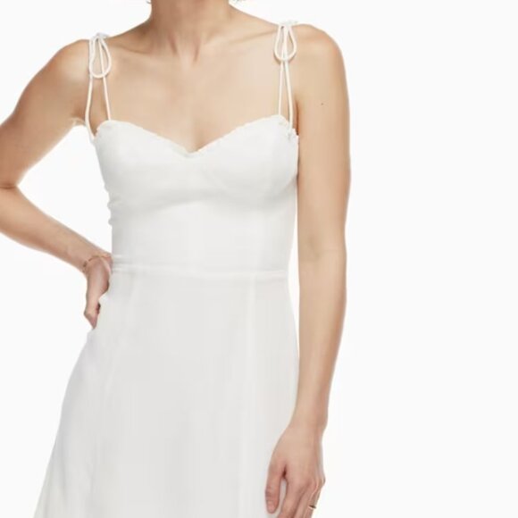 Aritzia Bustier Mini Dress in Mint - Picture 3 of 5